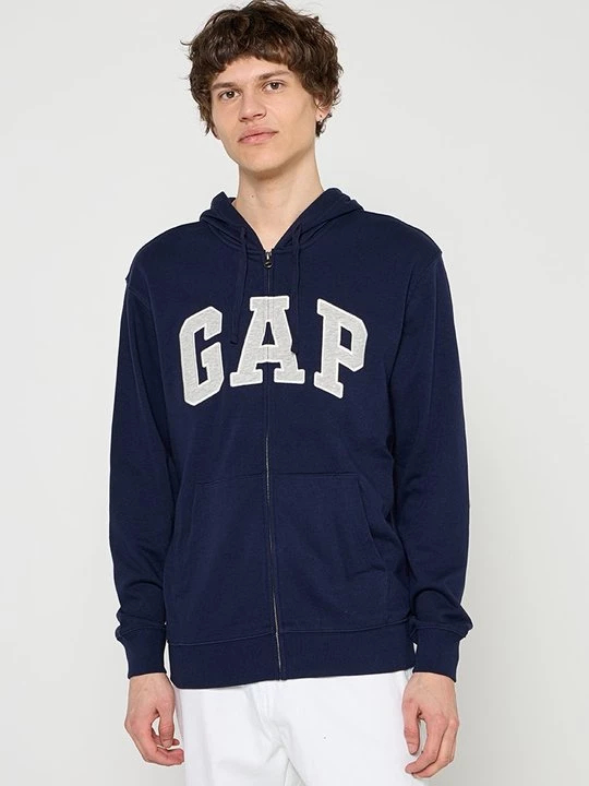 Obrázek produktu Mikina na zip GAP tmavě modrá