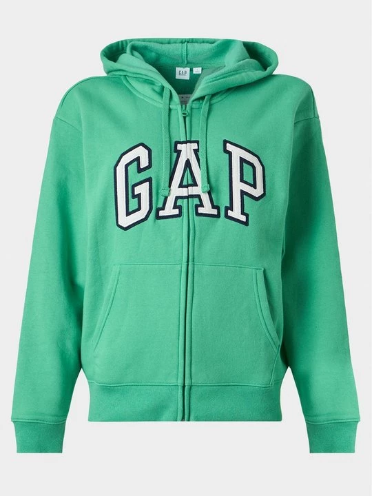 Obrázek produktu Mikina na zip GAP zelená