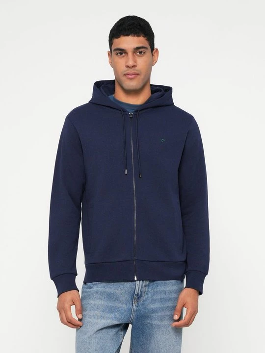 Obrázek produktu Mikina na zip Hackett London modrá