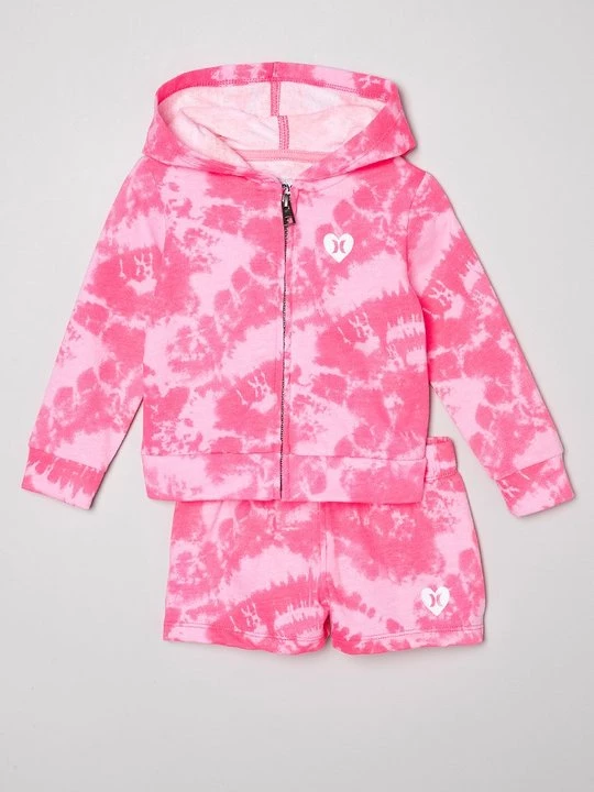 Obrázek produktu Mikina na zip Hurley neonově růžová