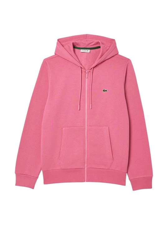 Obrázek produktu Mikina na zip Lacoste melírovaná růžová