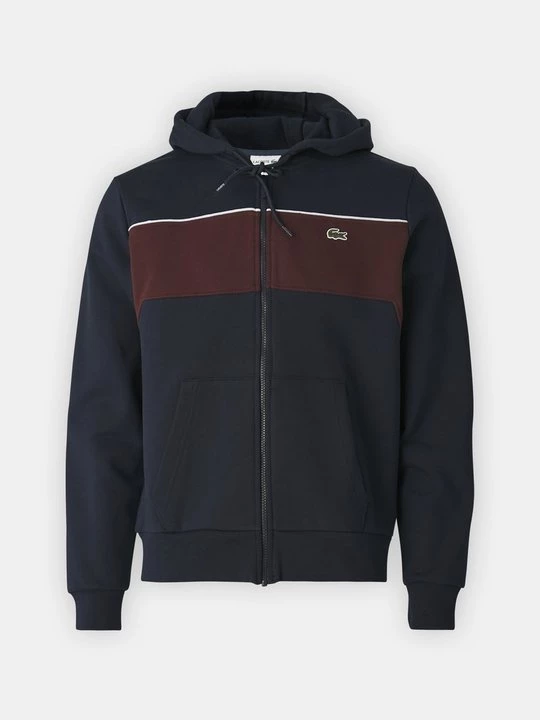 Obrázek produktu Mikina na zip Lacoste tmavě hnědá