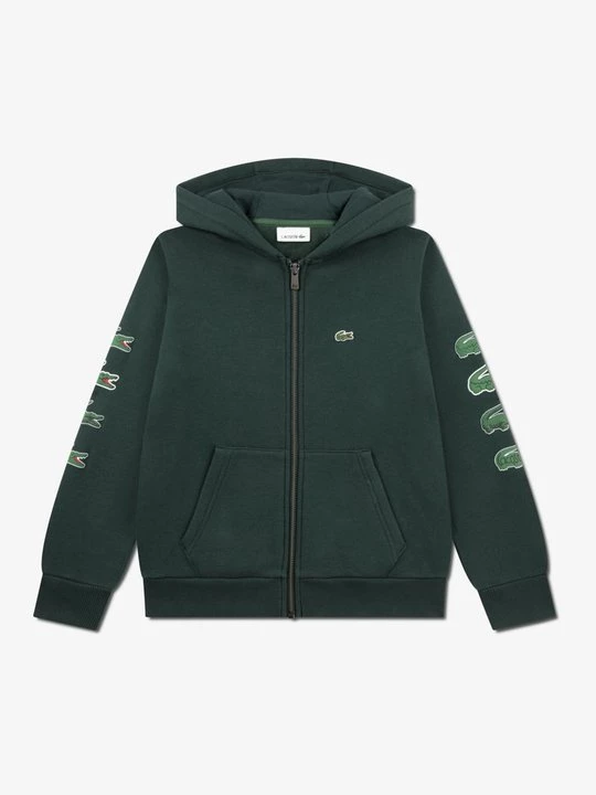 Obrázek produktu Mikina na zip Lacoste tmavě zelená