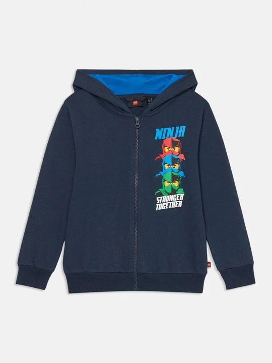 Obrázek produktu Mikina na zip LEGO tmavě modrá