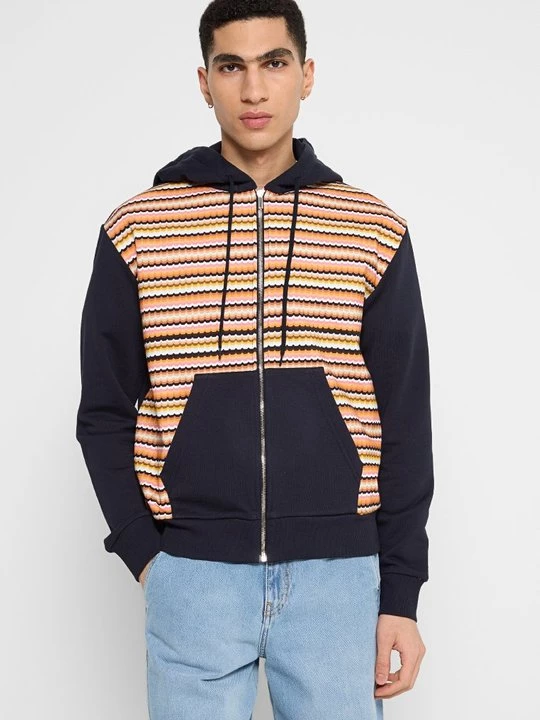 Obrázek produktu Mikina na zip Missoni tmavě modrá