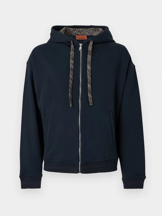 Obrázek produktu Mikina na zip Missoni tmavě modrá