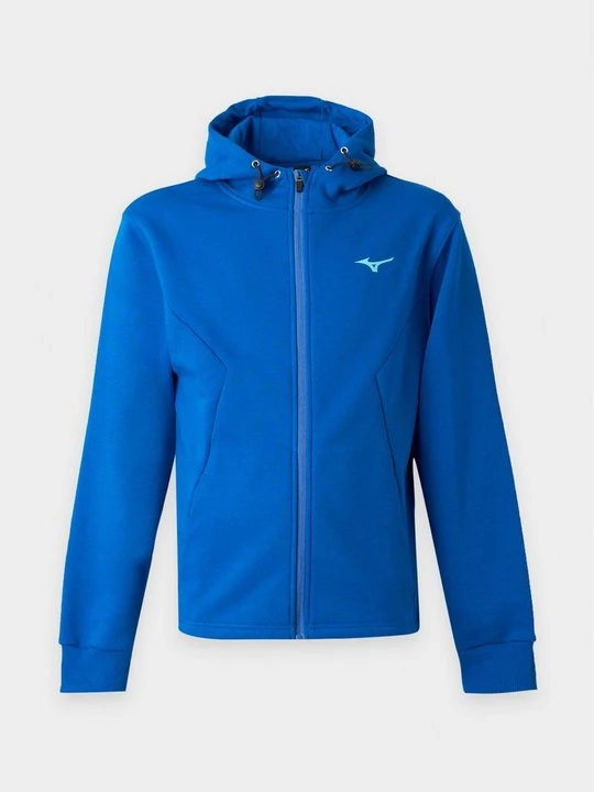 Obrázek produktu Mikina na zip Mizuno neonově modrá