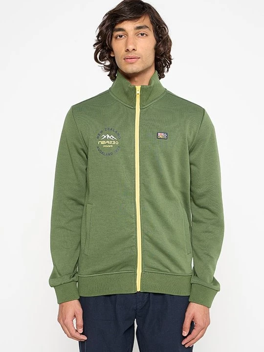 Obrázek produktu Mikina na zip NZA New Zealand Auckland zelená