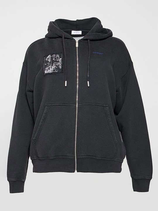 Obrázek produktu Mikina na zip Off White černá