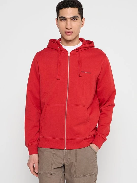 Obrázek produktu Mikina na zip Pepe Jeans červená