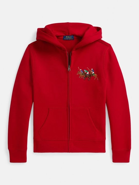 Obrázek produktu Mikina na zip Polo Ralph Lauren červená