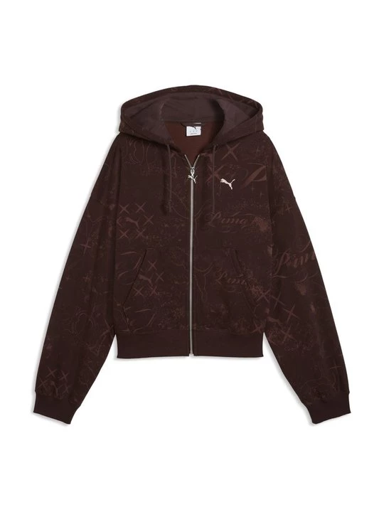 Obrázek produktu Mikina na zip Puma hnědá