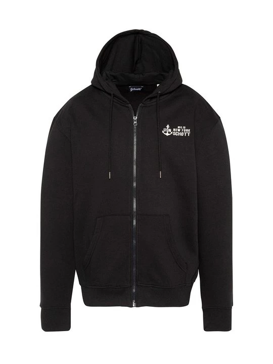 Obrázek produktu Mikina na zip Schott černá