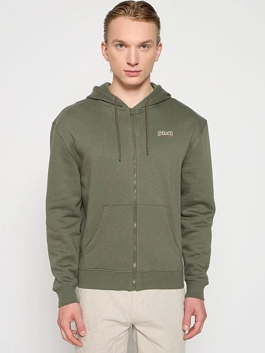 Obrázek produktu Mikina na zip Schott khaki