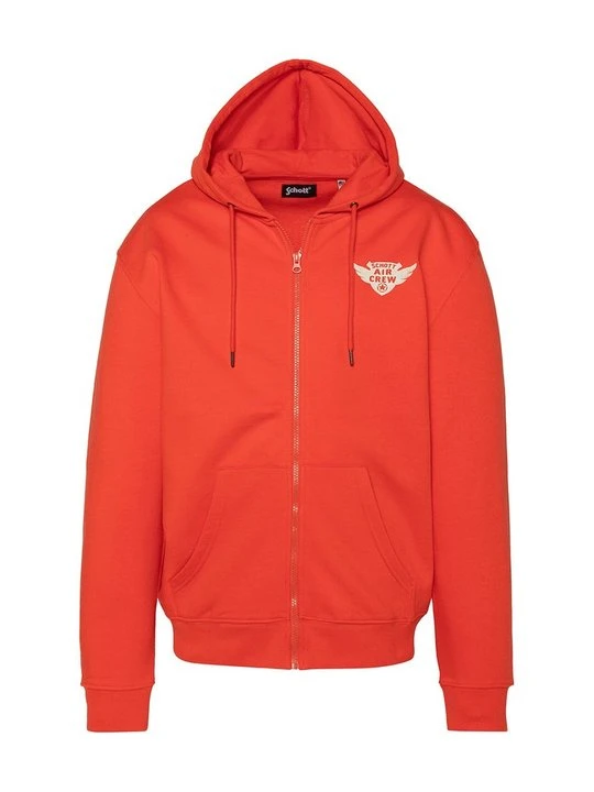 Obrázek produktu Mikina na zip Schott oranžová