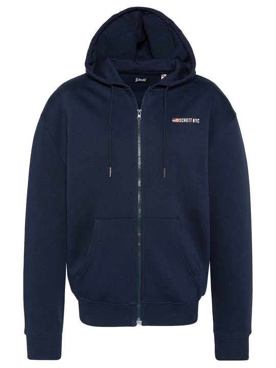 Obrázek produktu Mikina na zip Schott tmavě modrá
