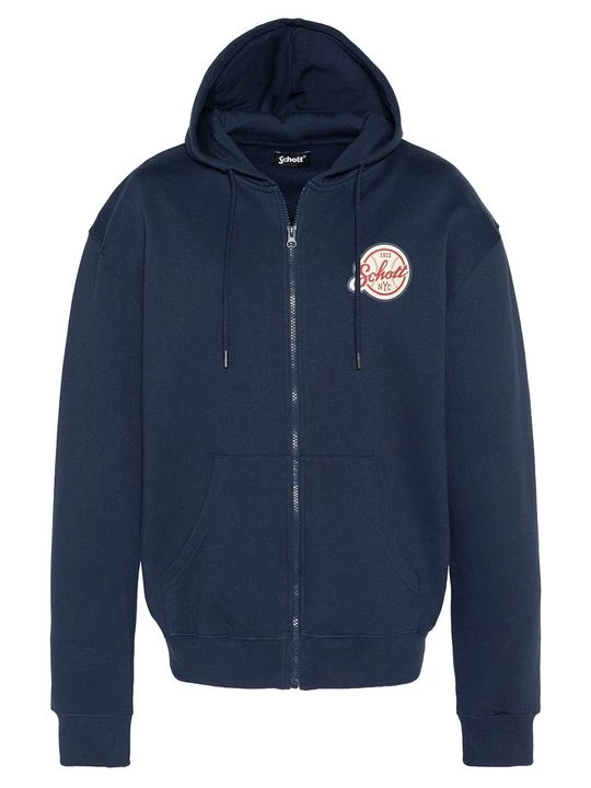 Obrázek produktu Mikina na zip Schott tmavě modrá