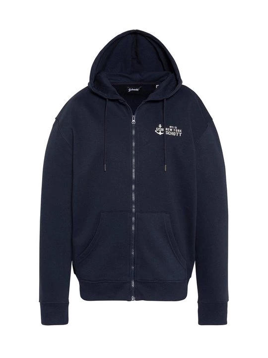 Obrázek produktu Mikina na zip Schott tmavě modrá