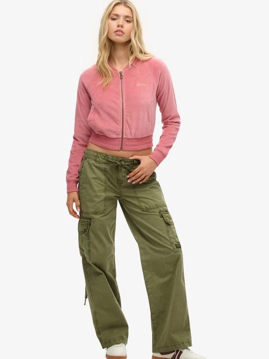 Obrázek produktu Mikina na zip Superdry růžová