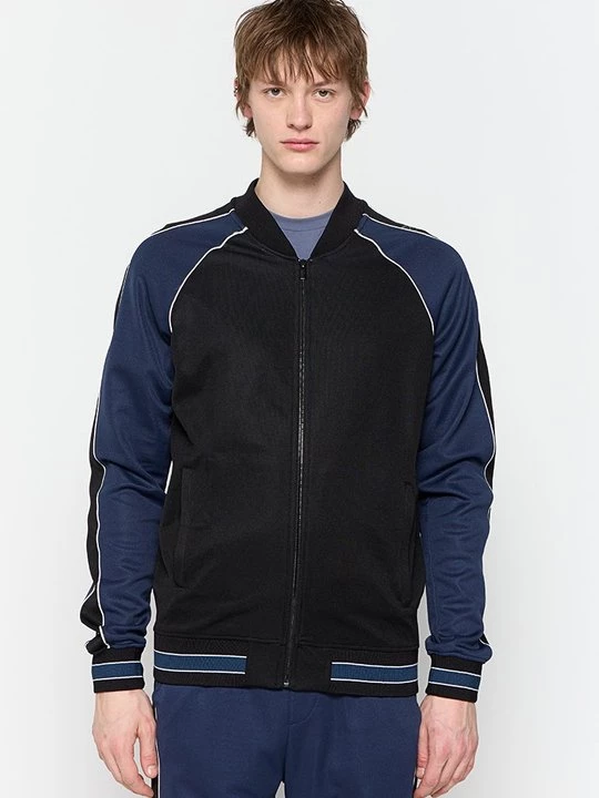Obrázek produktu Mikina na zip The Kooples tmavě modrá