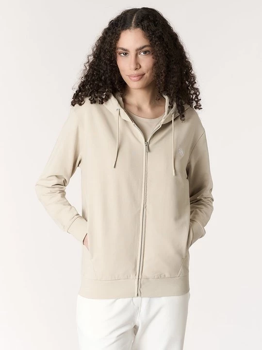 Obrázek produktu Mikina na zip U.S. POLO ASSN. béžová