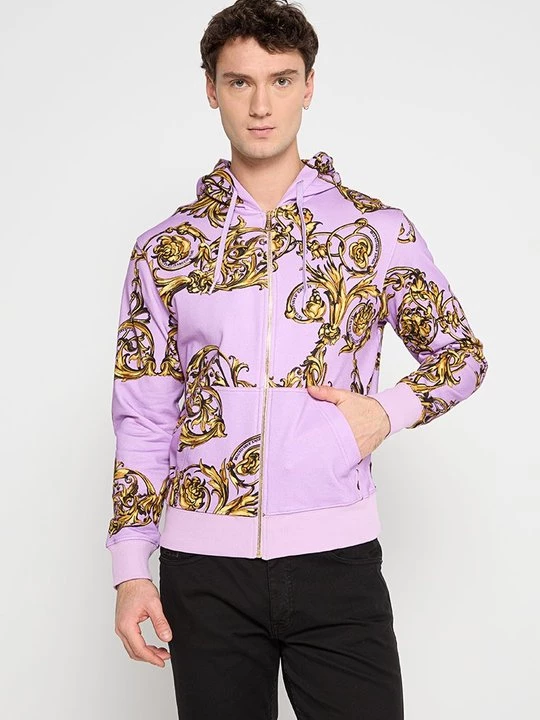 Obrázek produktu Mikina na zip Versace Jeans Couture fialová