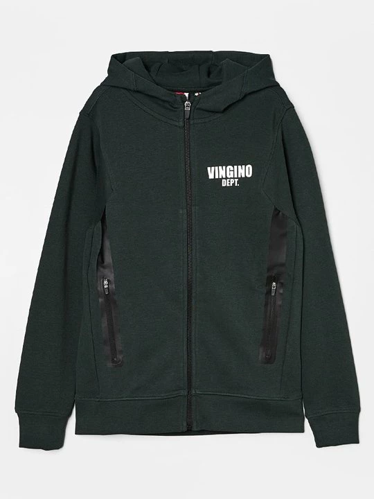 Obrázek produktu Mikina na zip VINGINO tmavě zelená