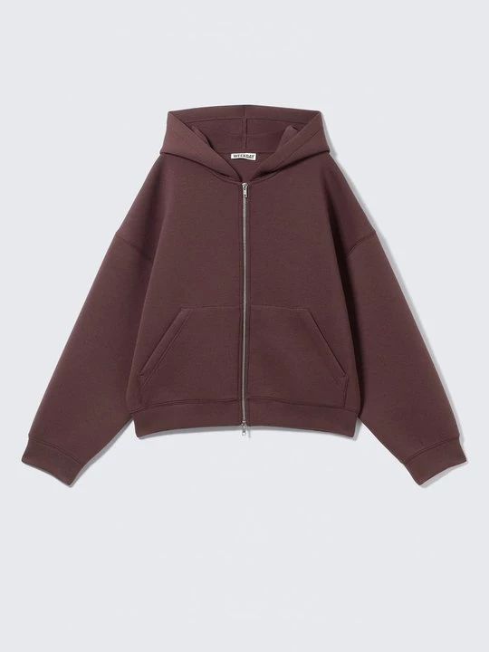 Obrázek produktu Mikina na zip Weekday tmavě červená