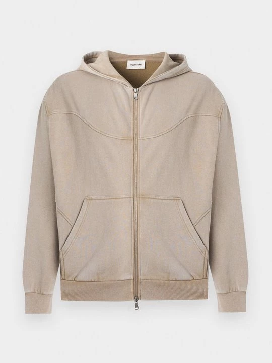 Obrázek produktu Mikina na zip YOURTURN By Zalando světlehnědá