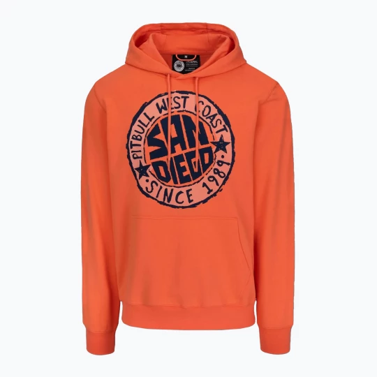 Obrázek produktu Mikina Pitbull San Diego Sun Hooded Sweatshirt bright salmon oranžová