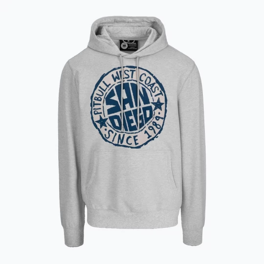 Obrázek produktu Mikina Pitbull San Diego Sun Hooded Sweatshirt grey / melange