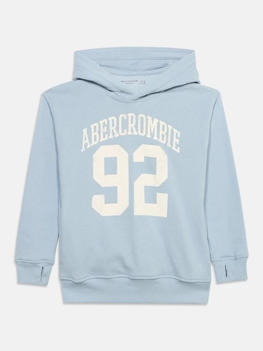 Obrázek produktu Mikina s kapucí Abercrombie & Fitch modrošedá