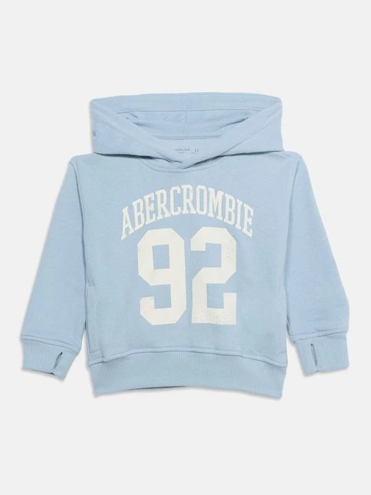 Obrázek produktu Mikina s kapucí Abercrombie & Fitch modrošedá