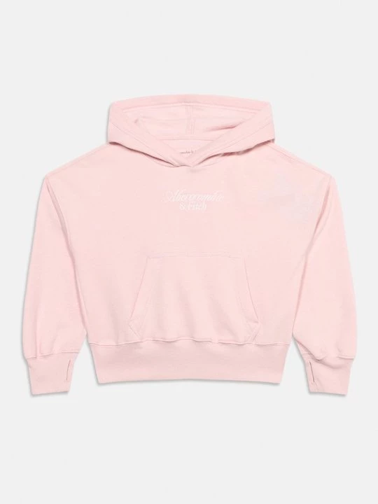 Obrázek produktu Mikina s kapucí Abercrombie & Fitch světle růžová