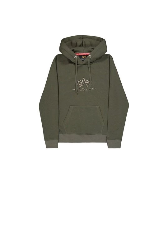 Obrázek produktu Mikina s kapucí Alpha Industries tmavě zelená