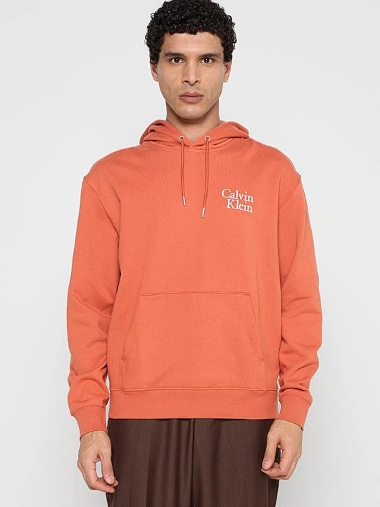 Obrázek produktu Mikina s kapucí Calvin Klein Jeans oranžová