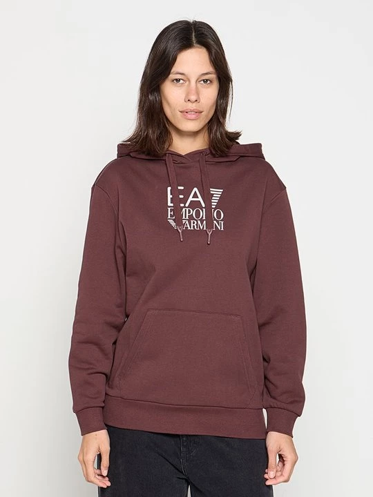 Obrázek produktu Mikina s kapucí EA7 Emporio Armani bordeaux