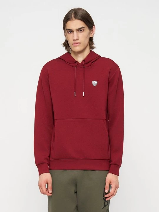 Obrázek produktu Mikina s kapucí EA7 Emporio Armani tmavě červená