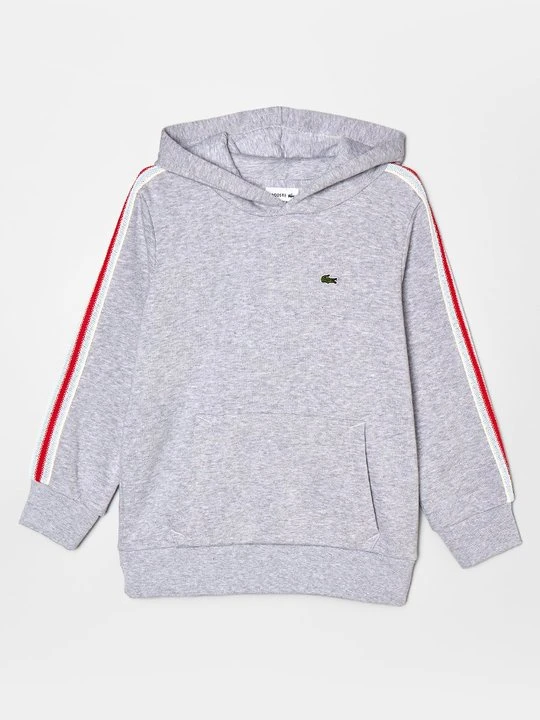 Obrázek produktu Mikina s kapucí Lacoste stříbrná
