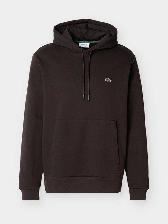 Obrázek produktu Mikina s kapucí Lacoste tmavě hnědá