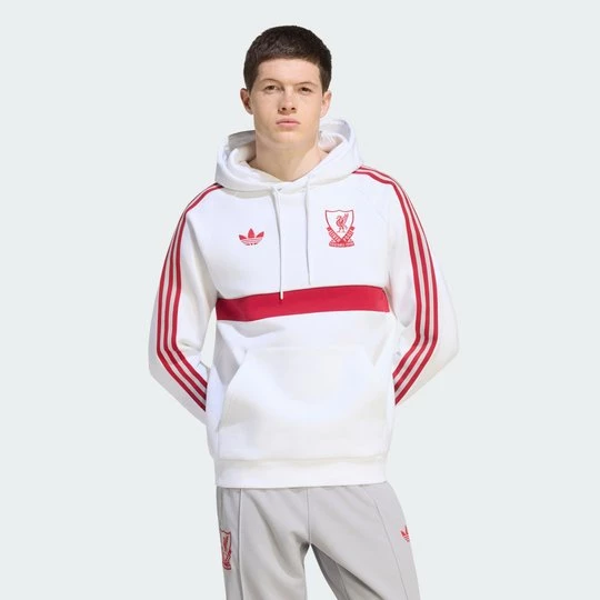 Obrázek produktu Mikina s kapucí Liverpool FC Originals Adidas bílá