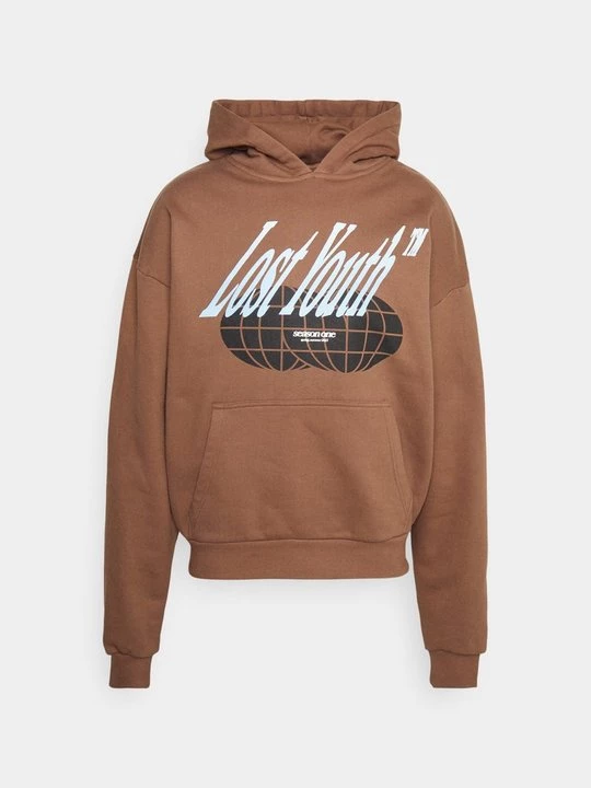 Obrázek produktu Mikina s kapucí Lost Youth hnědá