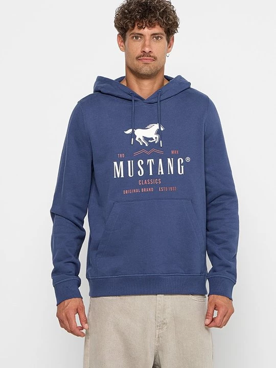 Obrázek produktu Mikina s kapucí Mustang modrá