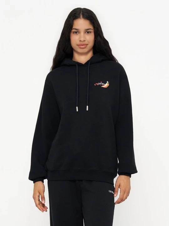 Obrázek produktu Mikina s kapucí Off White černá