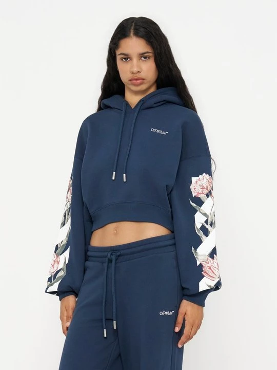 Obrázek produktu Mikina s kapucí Off White tmavě modrá