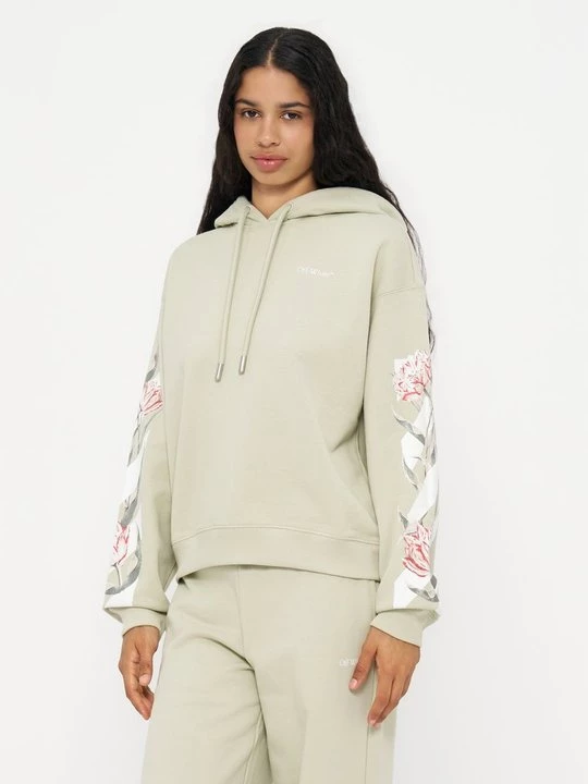 Obrázek produktu Mikina s kapucí Off White zelená