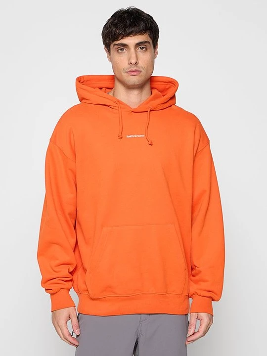 Obrázek produktu Mikina s kapucí Peak Performance oranžová