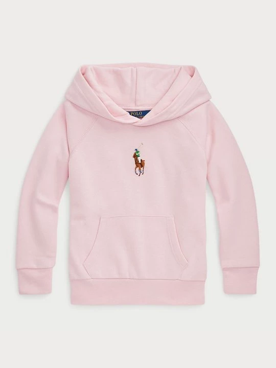 Obrázek produktu Mikina s kapucí Polo Ralph Lauren melírovaná růžová
