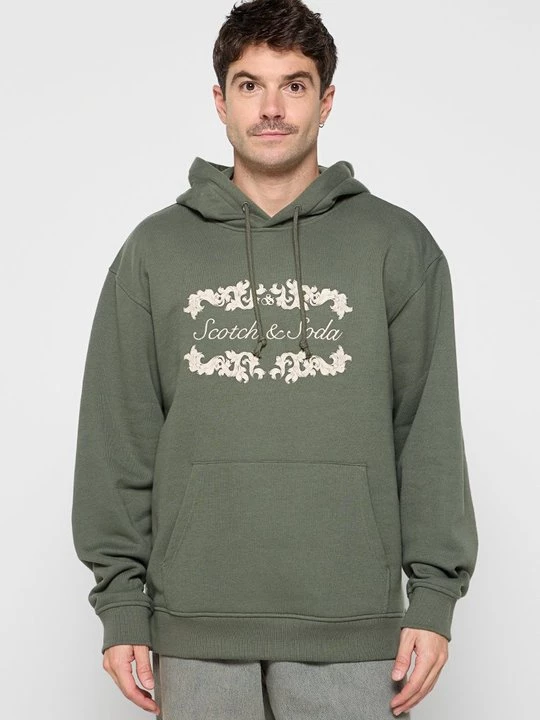 Obrázek produktu Mikina s kapucí Scotch & Soda zelená