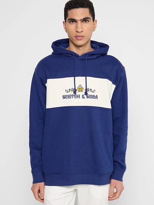 Obrázek produktu Mikina s kapucí Scotch & Soda modrá